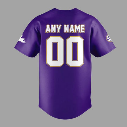 Special New Men's College World Series Tigers Baseball Jersey Custom