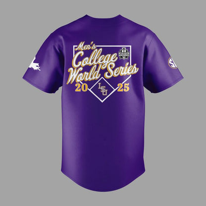 Special New Men's College World Series Tigers Baseball Jersey