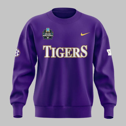 Special New Men's College World Series Tigers Sweatshirt