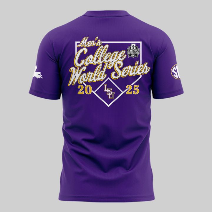 Special New Men's College World Series Tigers Tshirt