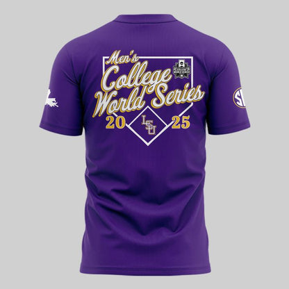 Special New Men's College World Series Tigers Tshirt