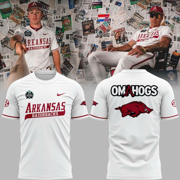 Special New Men's College World Series Omahogs Tshirt