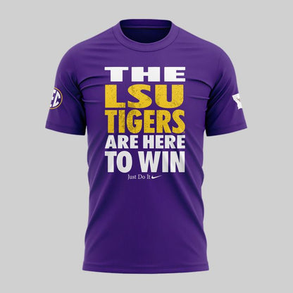 Special New Here To Win LSU Tshirt