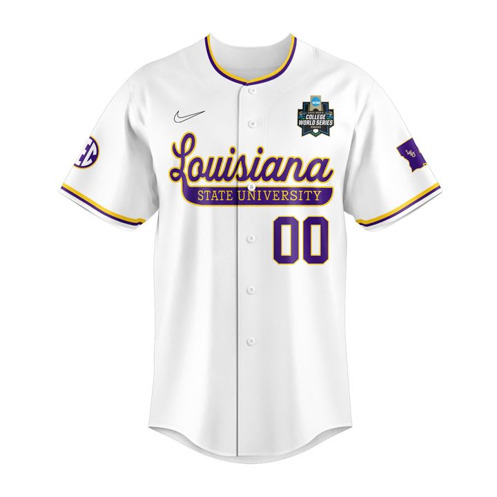 Special New Omaha Men's College World Series Tigers Baseball Jersey Custom