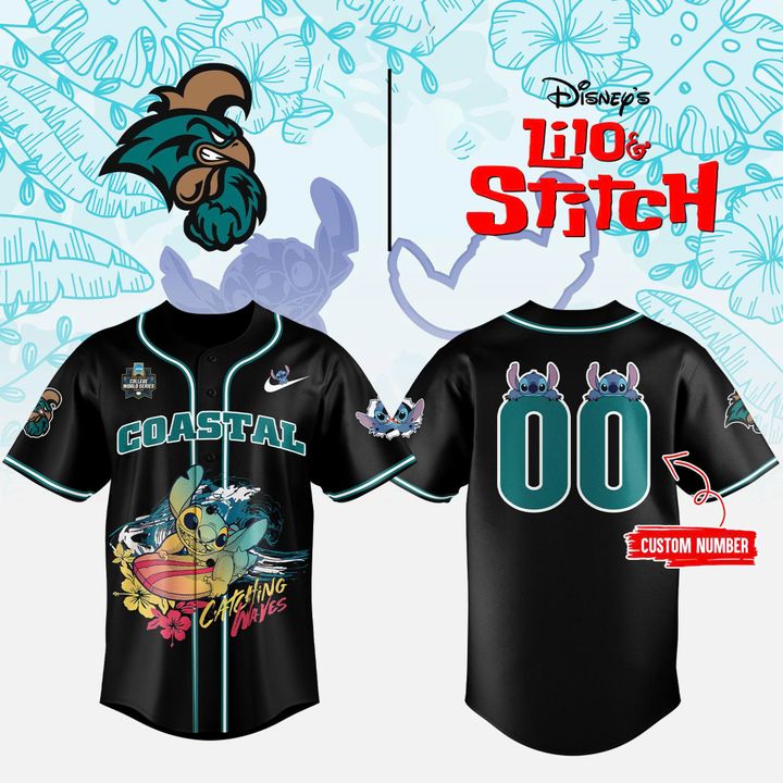 Coastal Carolina x 2025 Lilo & Stitch Jersey