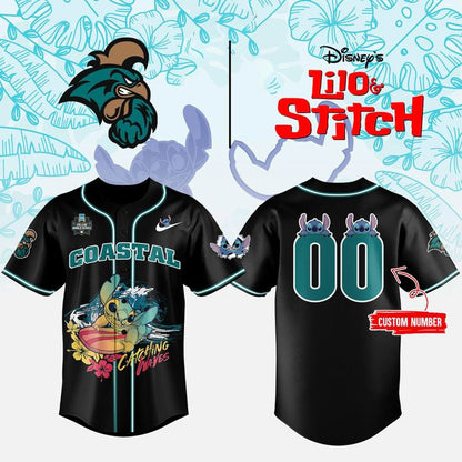 Coastal Carolina x 2025 Lilo & Stitch Jersey