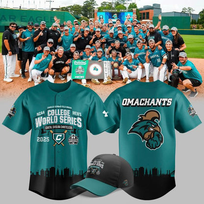 Coastal Carolina Chanticleers NCAA Baseball College World Series 2025 Jersey