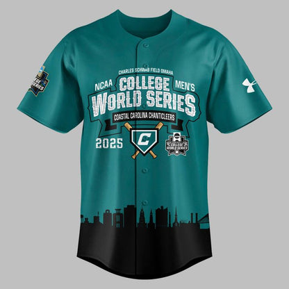 Coastal Carolina Chanticleers NCAA Baseball College World Series 2025 Jersey