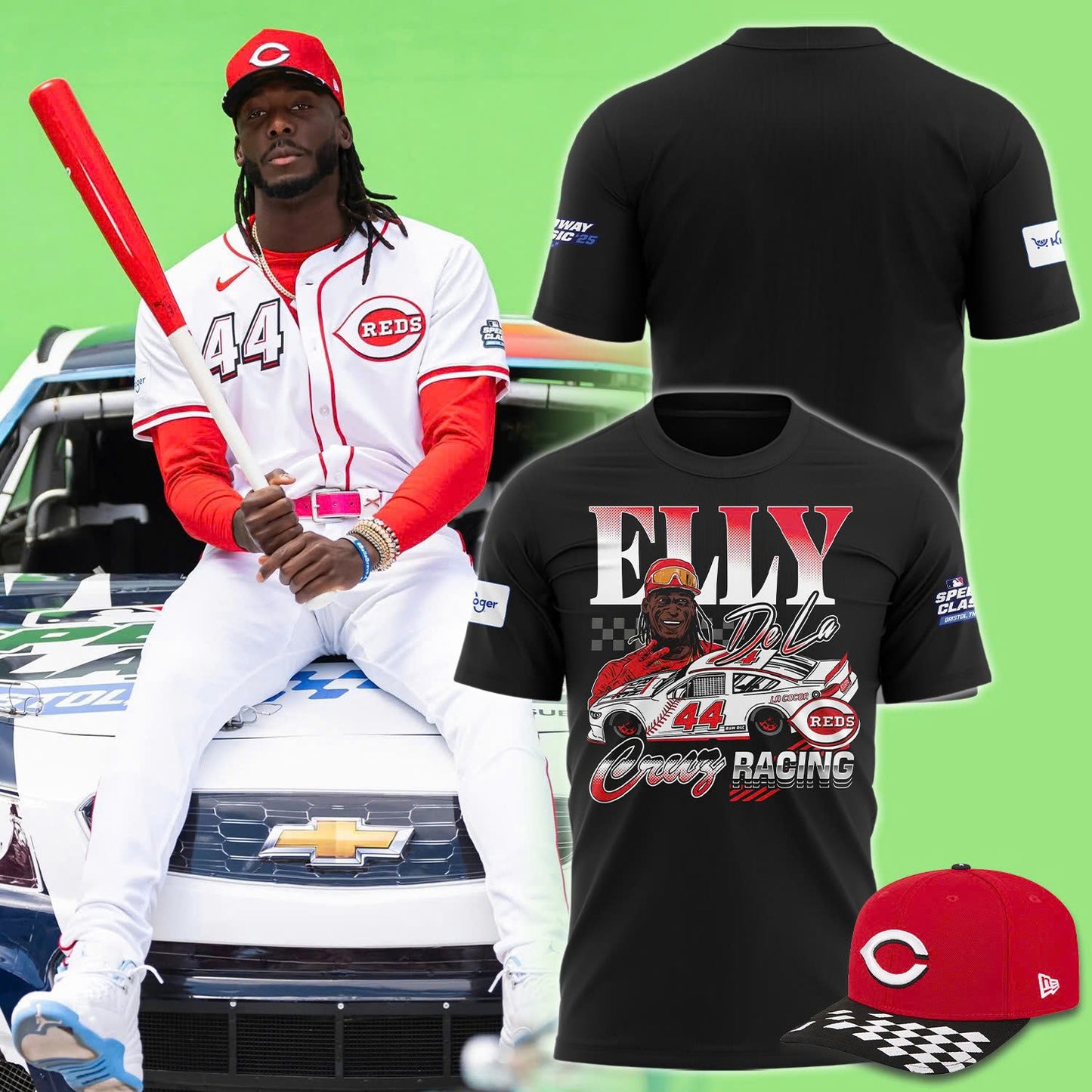 Cincinnati Reds 2025 Speedway Classic Home Limited T-Shirt