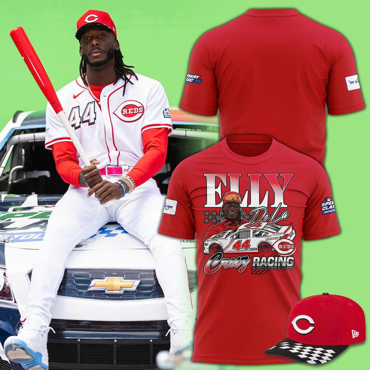 Cincinnati Reds 2025 Speedway Classic Home Limited T-Shirt