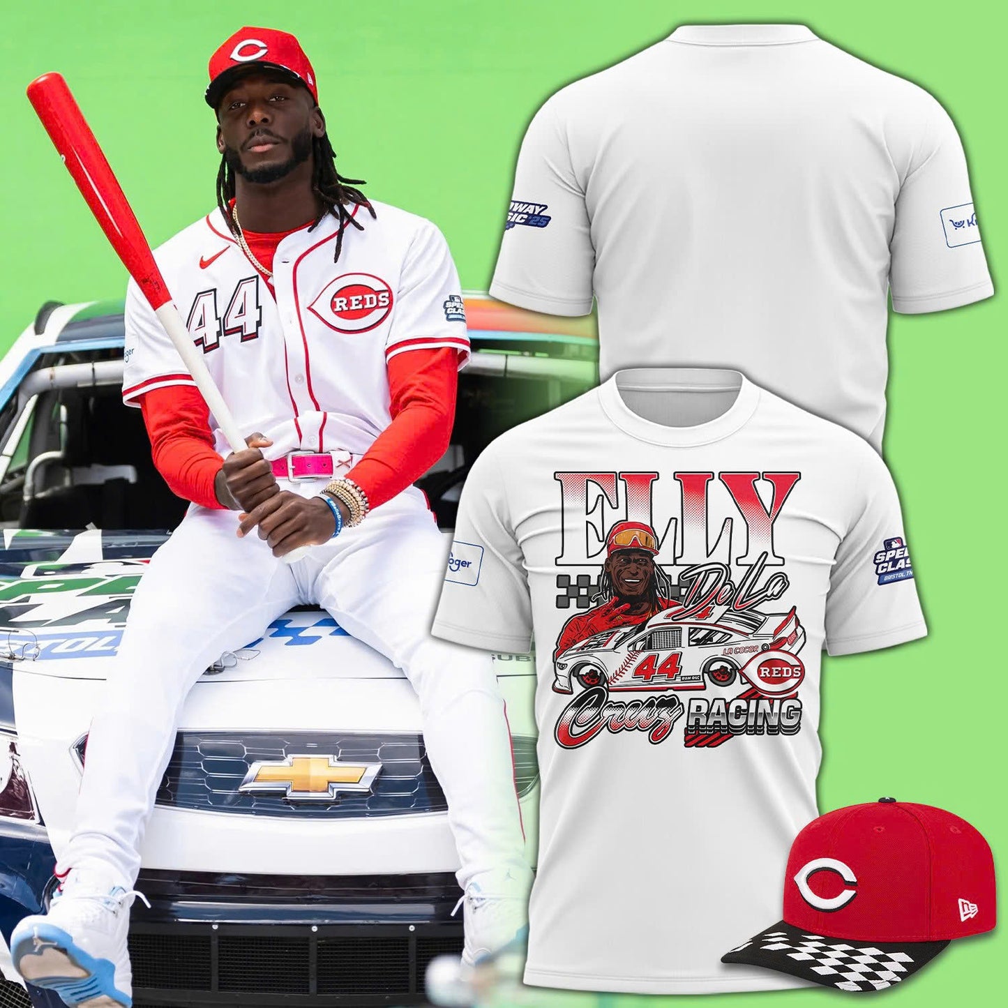 Cincinnati Reds 2025 Speedway Classic Home Limited T-Shirt
