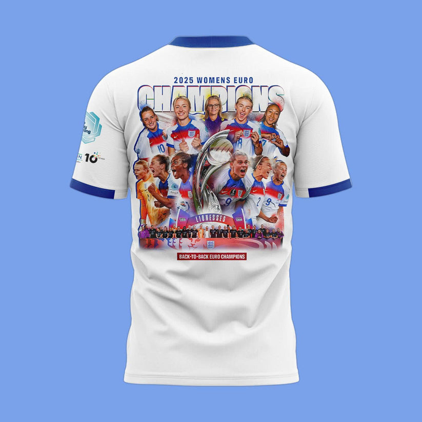 England Lionesses Champions 25 Shirt