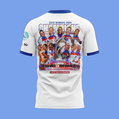 England Lionesses Champions 25 Shirt