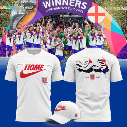 England Lionesses 2025 Winners T-Shirt