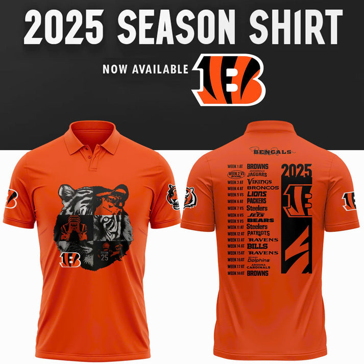 Cincinnati Bengals New Season 2025 Polo - Play-off Only Fan Don't Buy