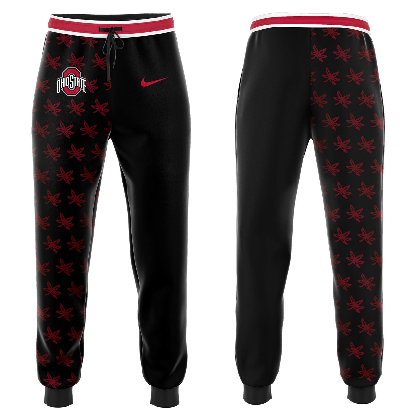 Premium Ohio State Buckeyes Black ZIP Hoodie 2025 Season