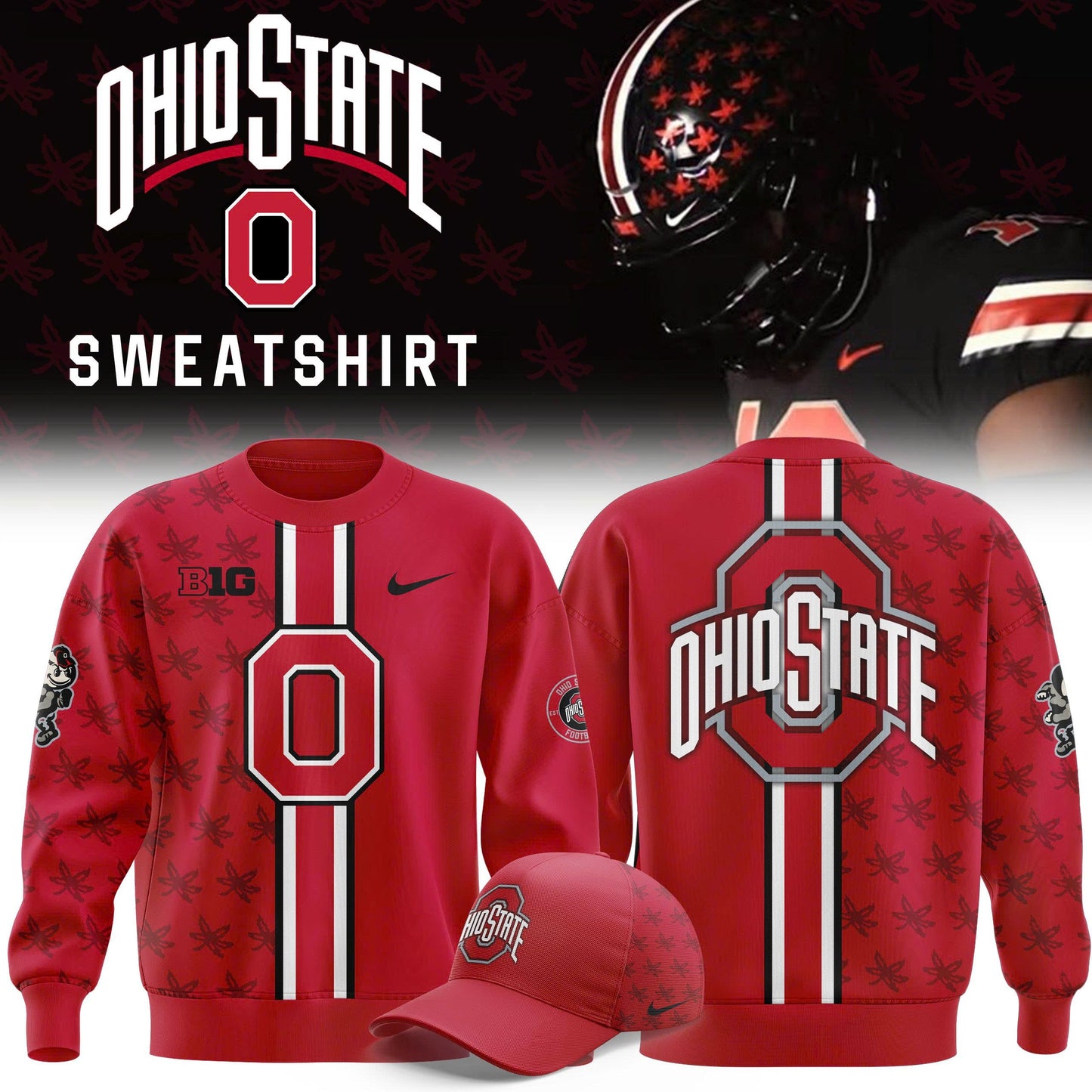 Premium Ohio State Buckeyes Sweatshirt 2025 Season