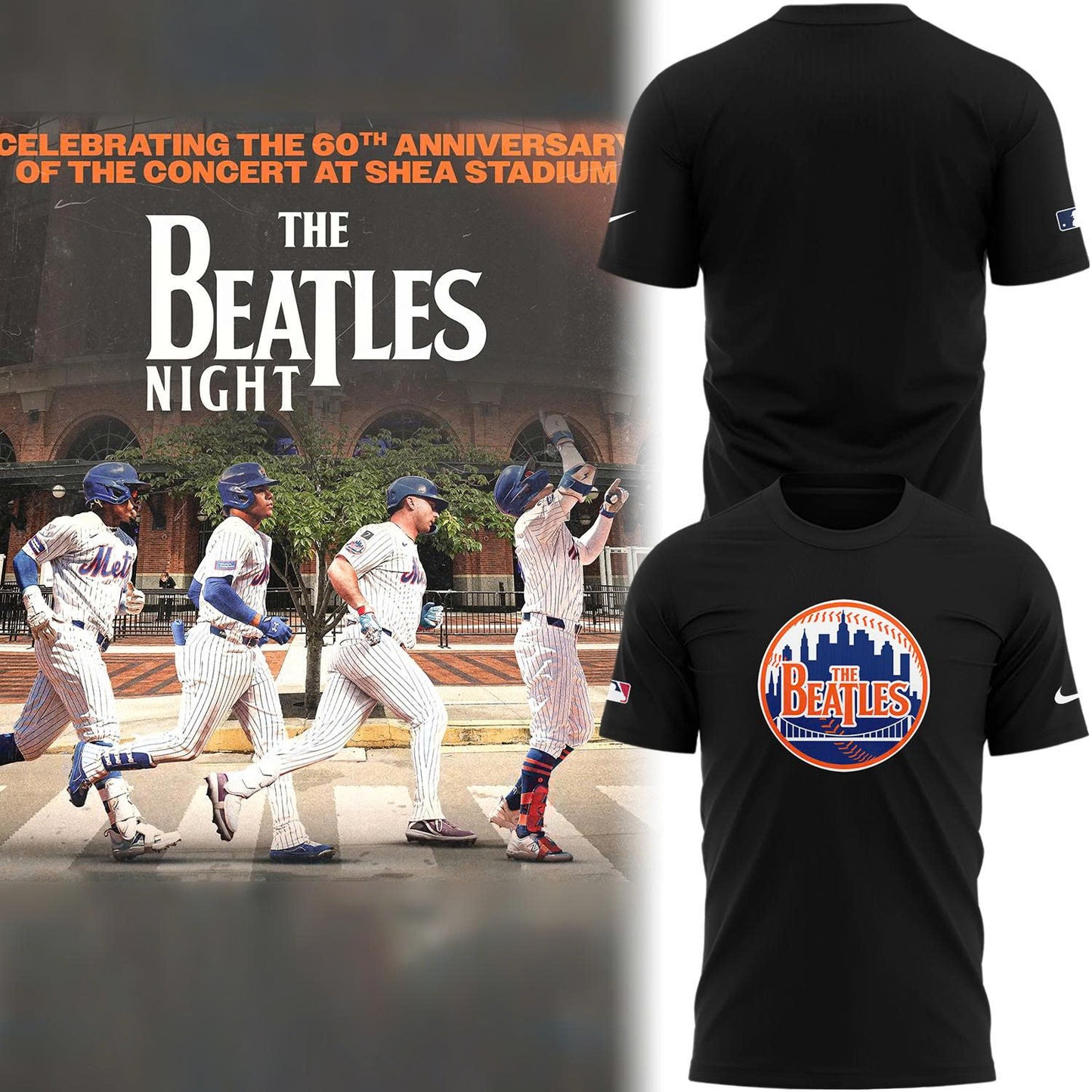 Special Edition The Fab Four Night 2025 Black T-shirt