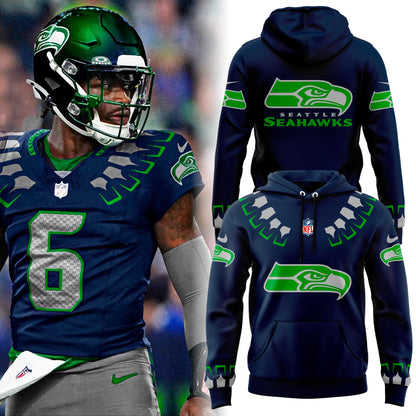 Seattle Seahawks 2025 The Graphic God Hoodie v1
