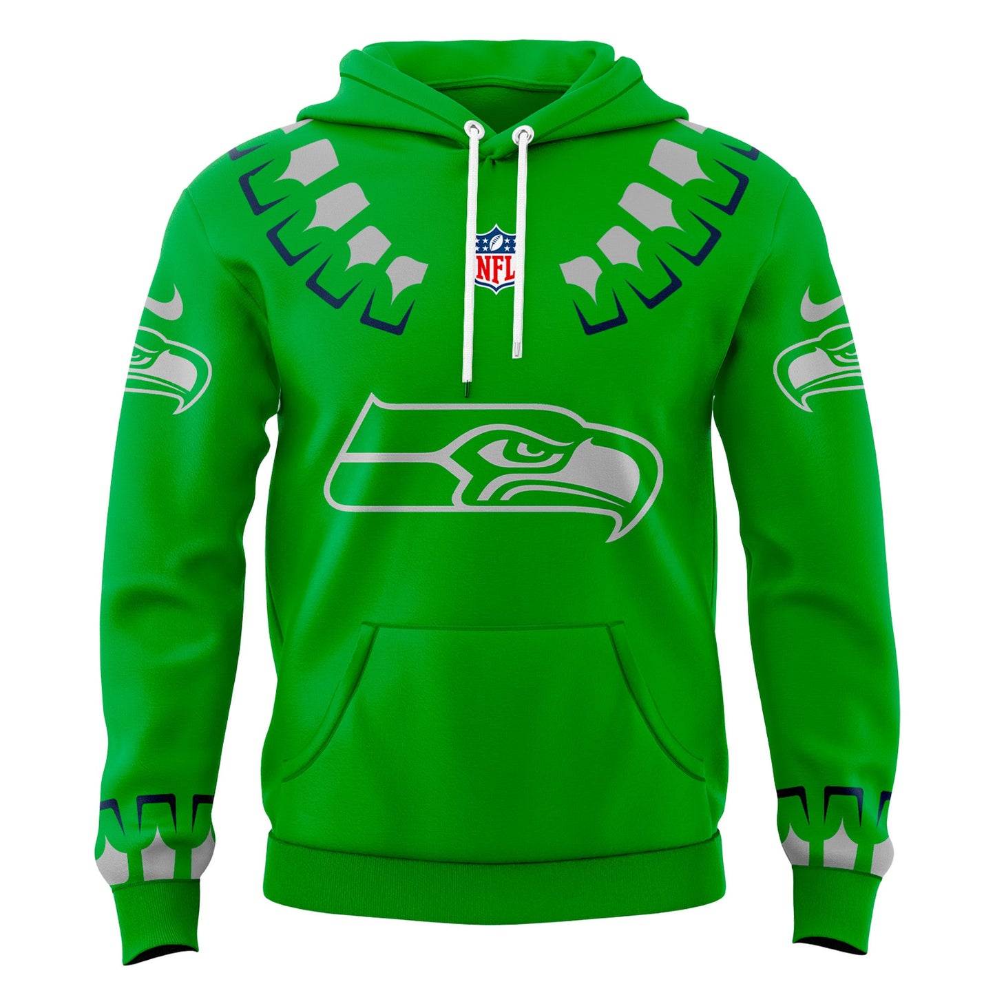 Seattle Seahawks 2025 The Graphic God Hoodie v3