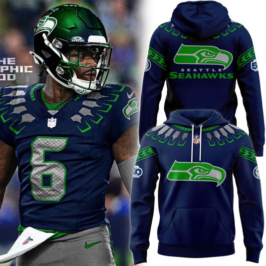Seattle Seahawks Men's New Logo 2025 Hoodie