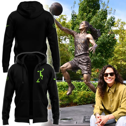 Special 2025 Forever Sue Seattle Storm Zip Hoodie 2