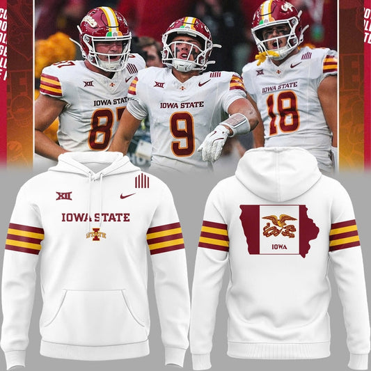 Special Edition Iowa State Uniform Hoodie - White