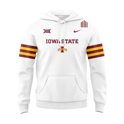 Special Edition Iowa State Uniform Hoodie - White