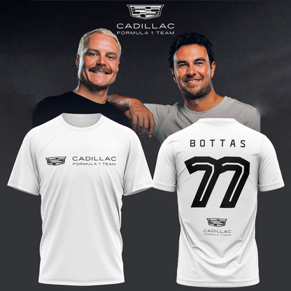 VALTTERI BOTTAS CADILLAC T-SHIRT (White)