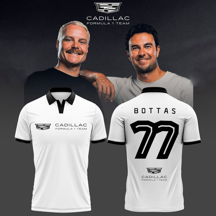 VALTTERI BOTTAS CADILLAC POLO (White)