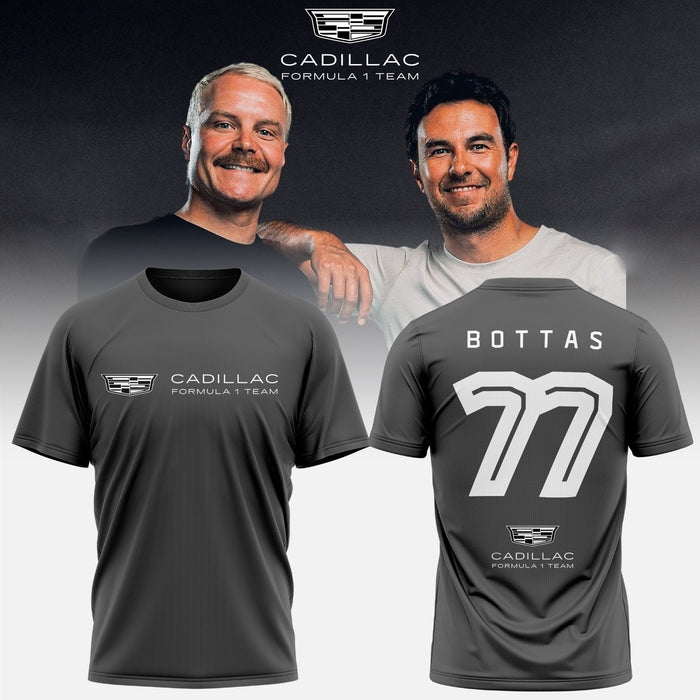 VALTTERI BOTTAS CADILLAC T-SHIRT (Gray)