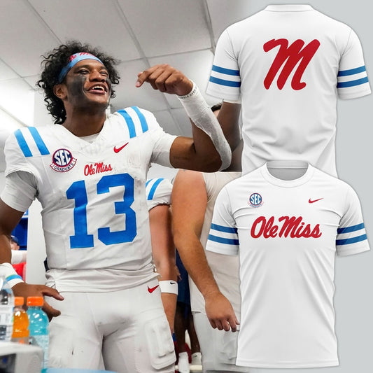 Ole Miss Football Gameday T-shirt - White - Limited Edition