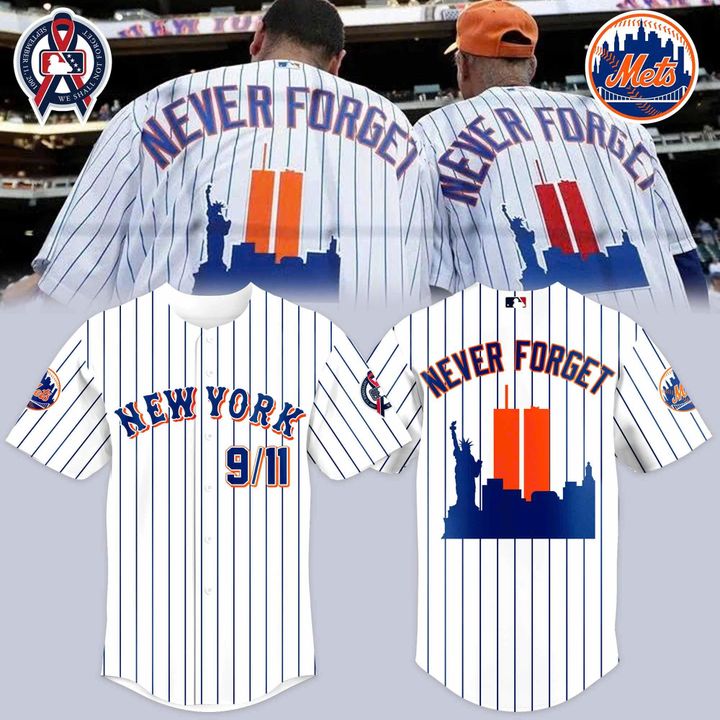 NY Mets Never Forget 9/11 Premium Limited Jersey
