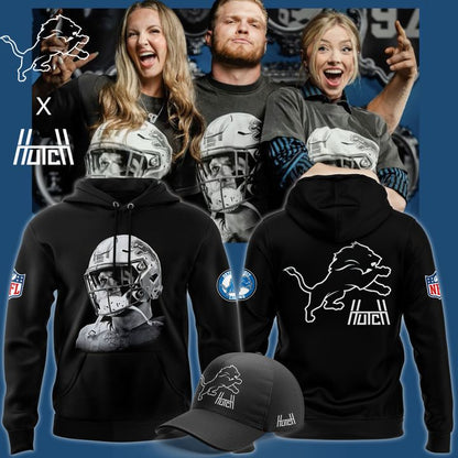 Unisex Aidan Hutchinson Charcoal House of Hutch x Detroit Lions Game Face Hoodie
