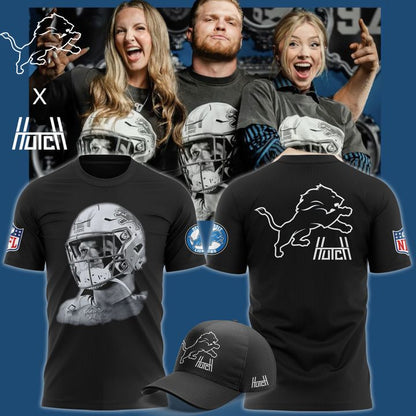 Unisex Aidan Hutchinson Charcoal House of Hutch x Detroit Lions Game Face T-shirt