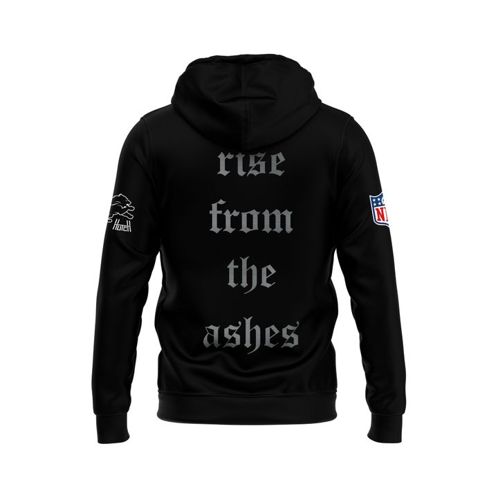 Unisex Aidan Hutchinson Black House of Hutch x Detroit Lions Resurget Cineribus Hoodie