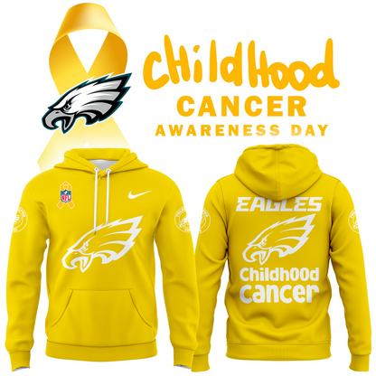 Philadelphia Eagles Childhood Cancer Awareness Day 2025 Hoodie v2