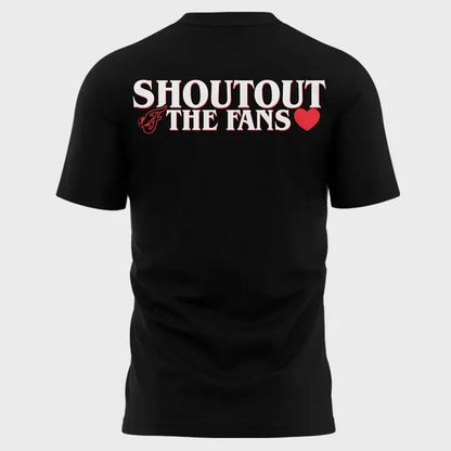 2025 Limited Edition Indiana Fever Caitlin Clark ” Shoutout The Fans ” Playoff T-Shirt
