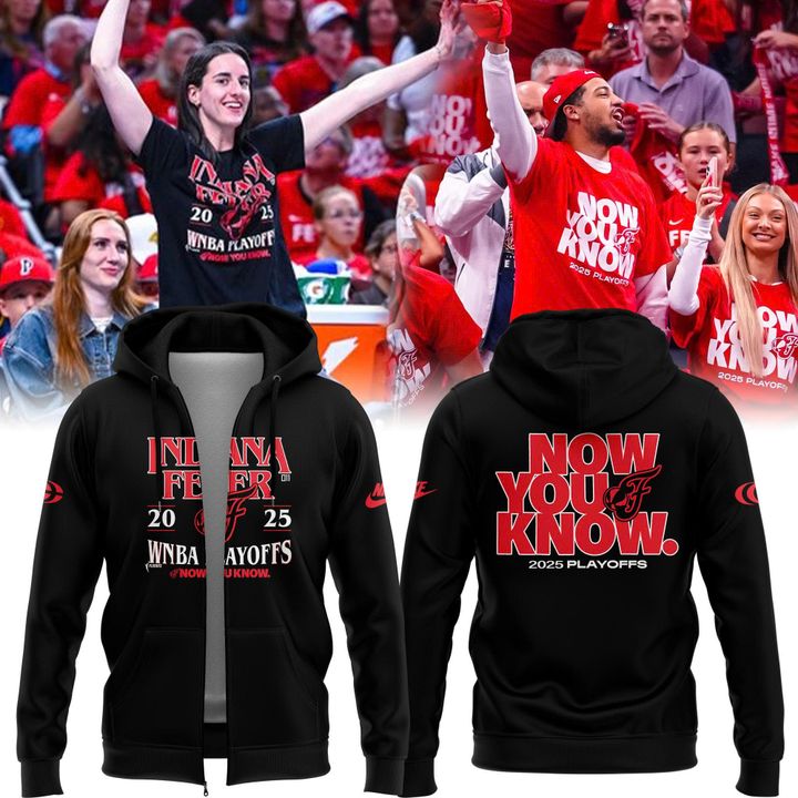 Special New Caitlin Clark 2025 WNBA Playoffs Zip Hoodie