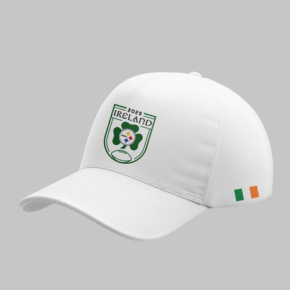 Pittsburgh Steelers 2025 Ireland game Zip Hoodie - White