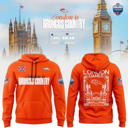 Denver Broncos London game 2025 Limited Hoodie