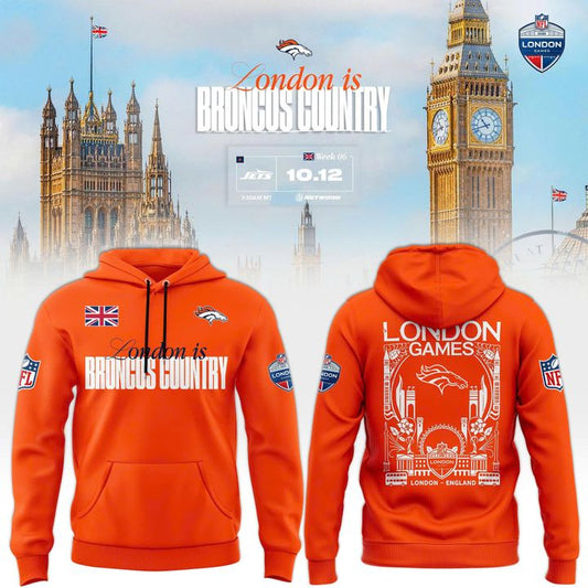 Denver Broncos London game 2025 Limited Hoodie