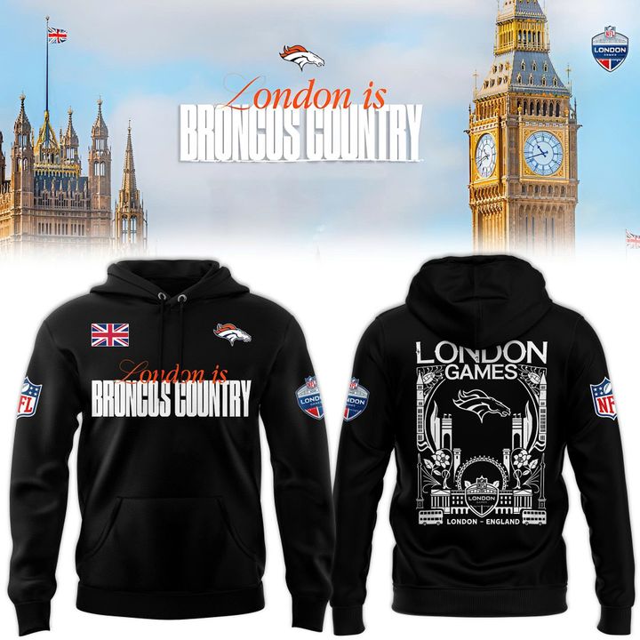 Denver Broncos London game 2025 Limited Hoodie