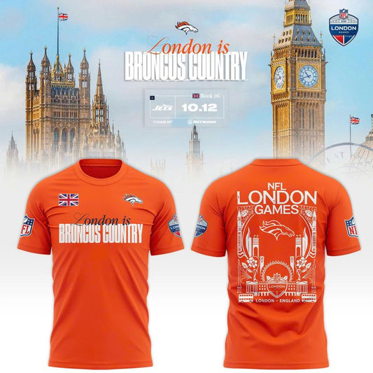 Denver Broncos London game 2025 Limited T-shirt