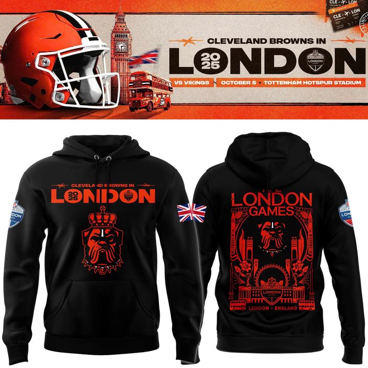Cleveland Browns 2025 London Game Limited Hoodie