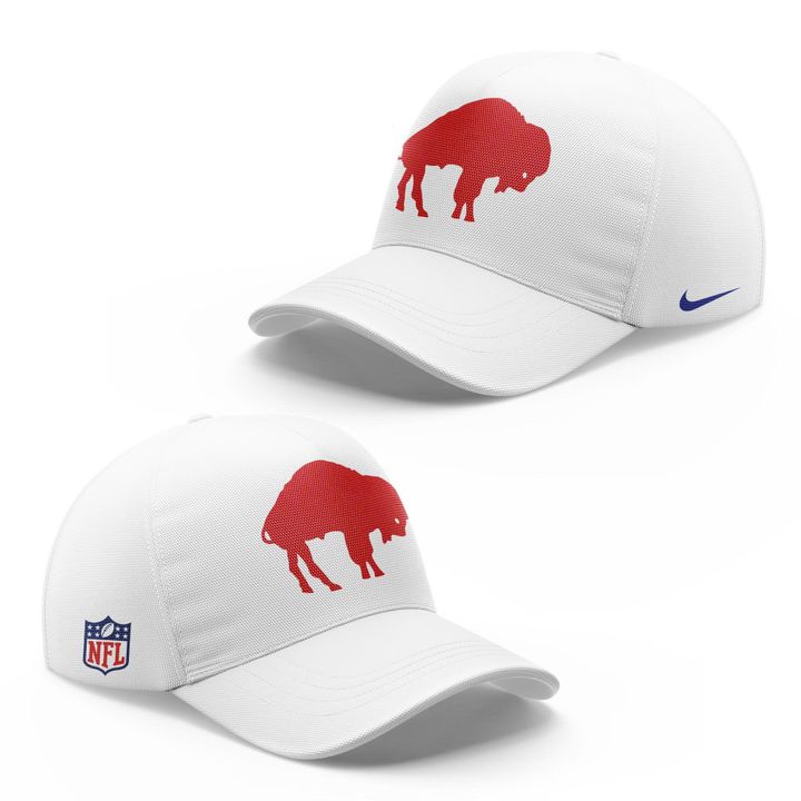 Buffalo Bills 2025 Classic Logo Hoodie V2 - White