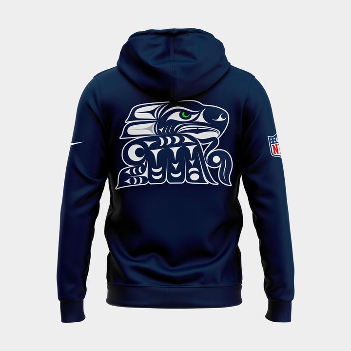 Seattle Seahawks Indigenous Peoples' Day Hoodie-V2