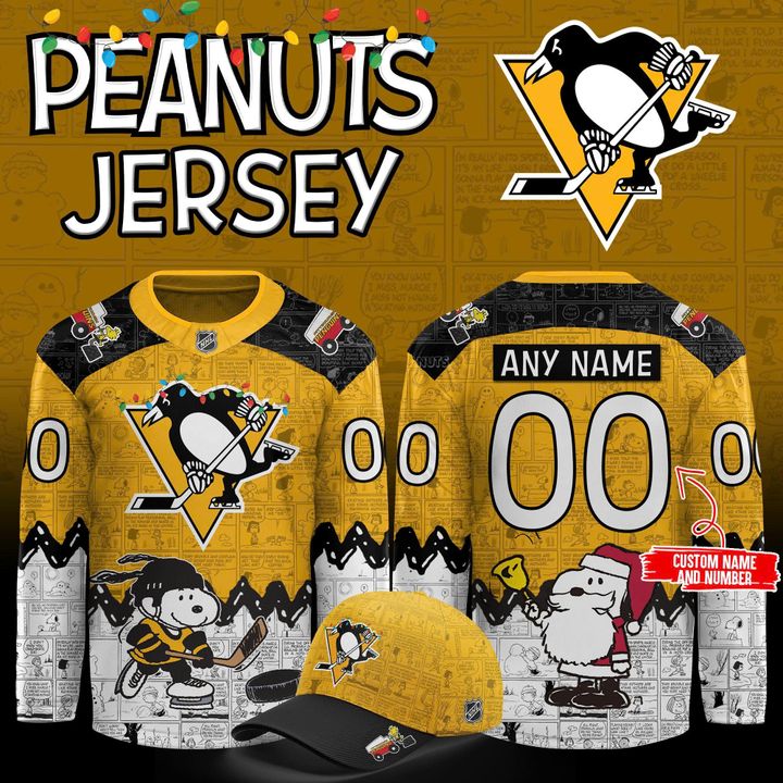 Pittsburgh Penguins Peanuts Night 2025 - 2026 Hockey Jersey