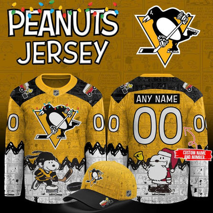 Pittsburgh Penguins Peanuts Night 2025 - 2026 Hockey Jersey