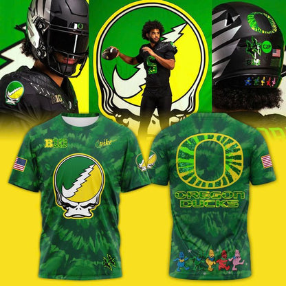 Oregon Ducks ''Grateful Dead '' T-Shirt 2025